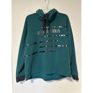 Under Armour Threadborne Green Size X-Large Hoodie Hooded Pullover Sweatshirt